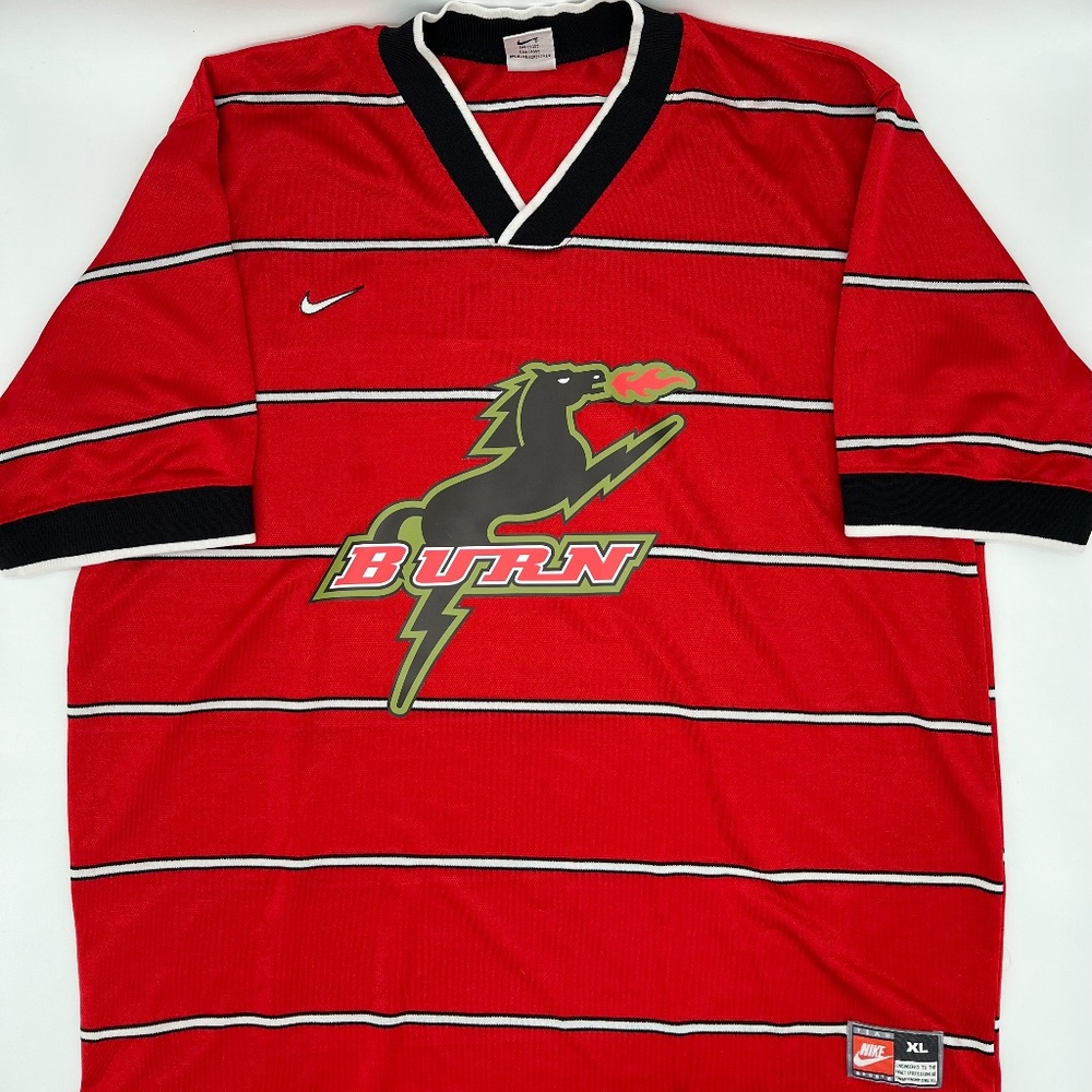 Dallas Burn 1997/1998 Home ORIGINAL Nike VTG Rare Soccer Jersey (XL)